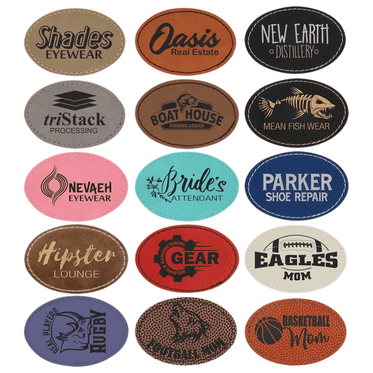 Personalized Self - Adhesive Patches - Heat Transfer - Light Brown