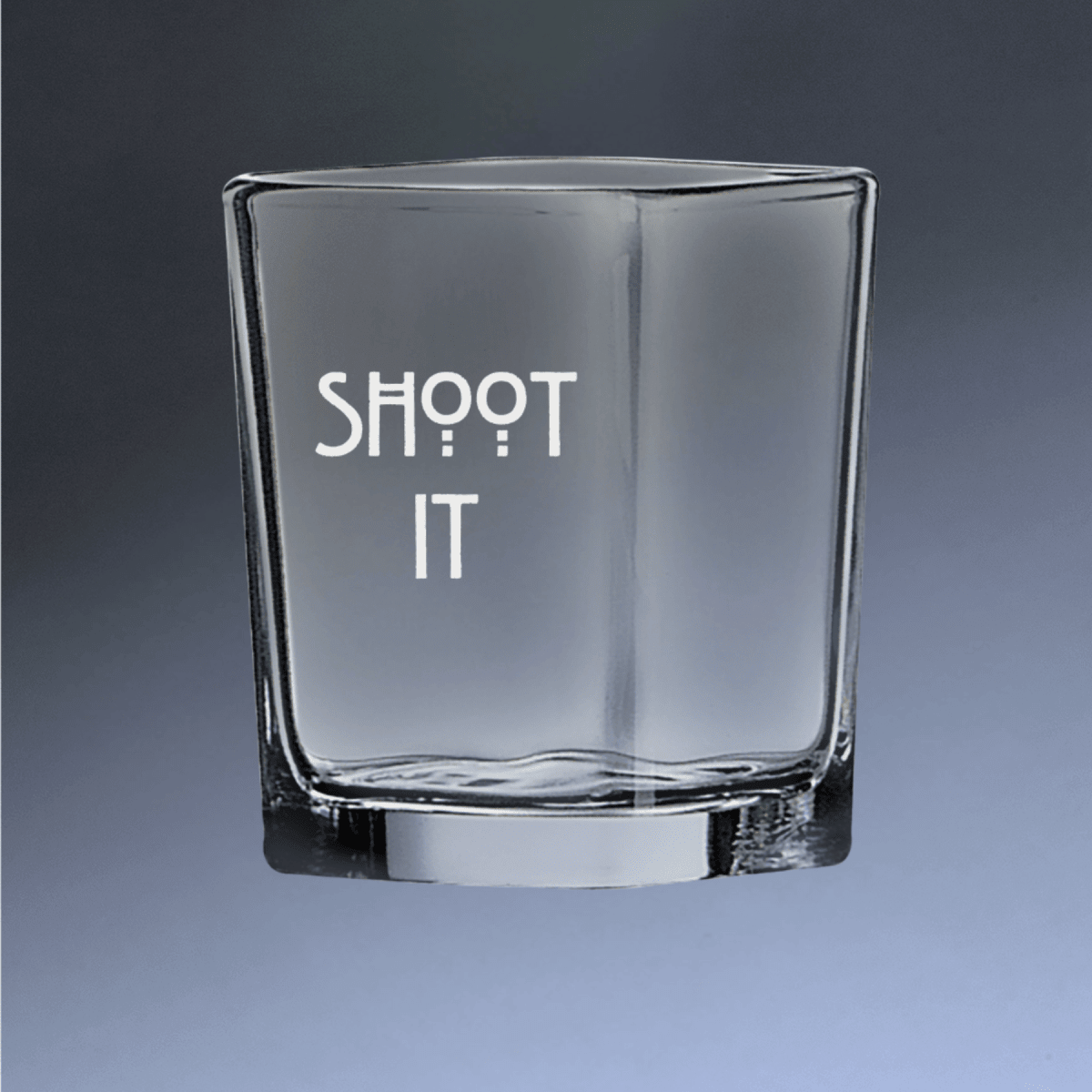 Personalized Shot Glass - Square or Round with Custom Engraving - Round