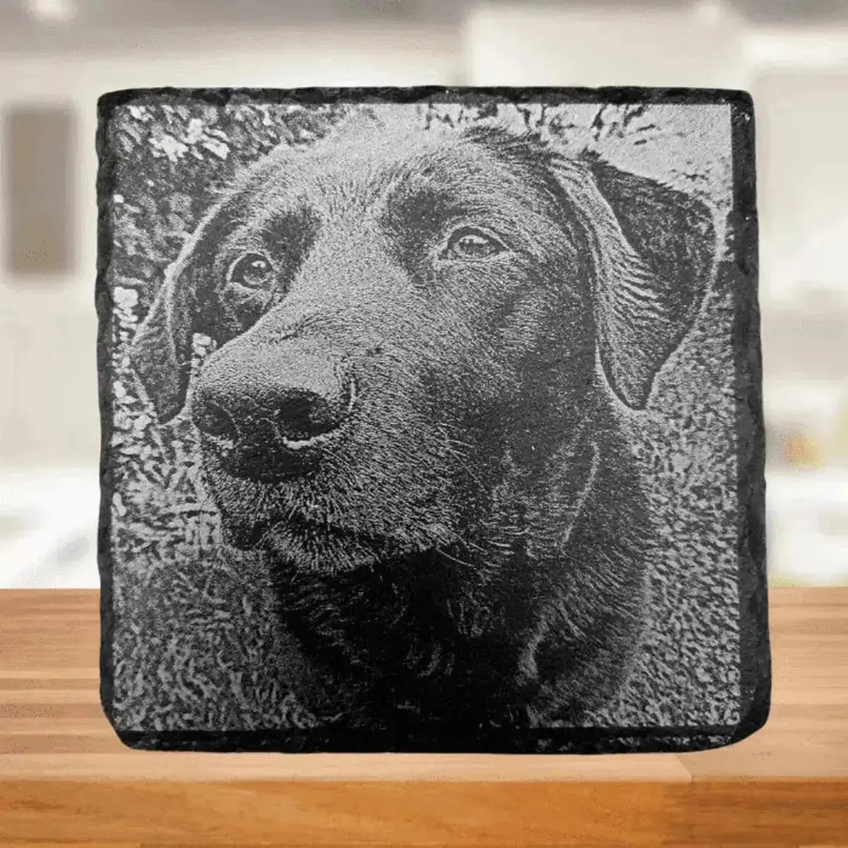 Personalized Slate Coasters and Trivets with Custom Engraving - Coaster - Set of Six