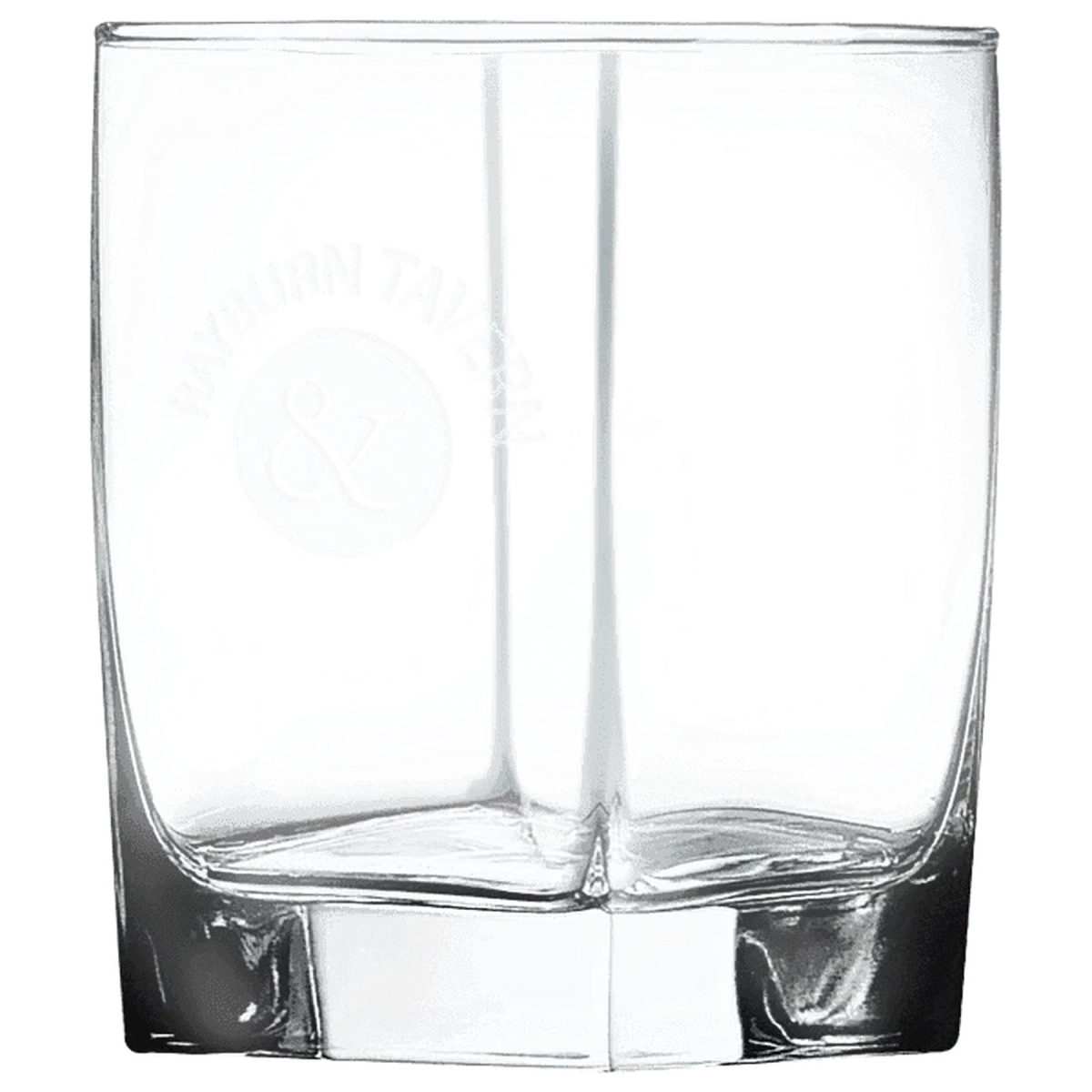 Personalized Square Double Old Fashioned Glass - LightForce Laser Engraving, LLC