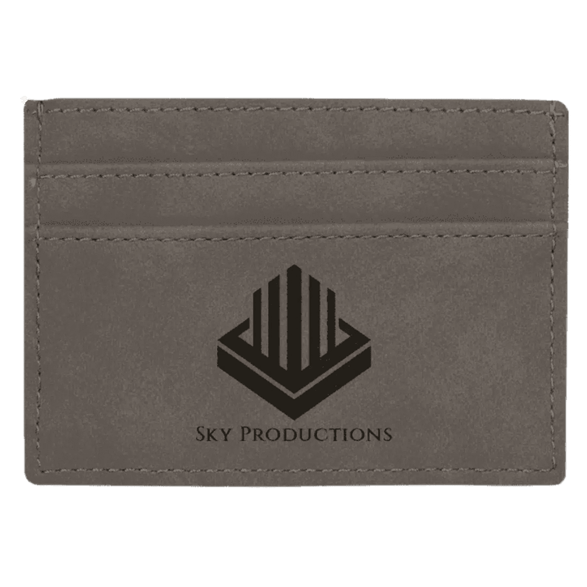 Personalized Wallet Clip with Card Holder - Gray