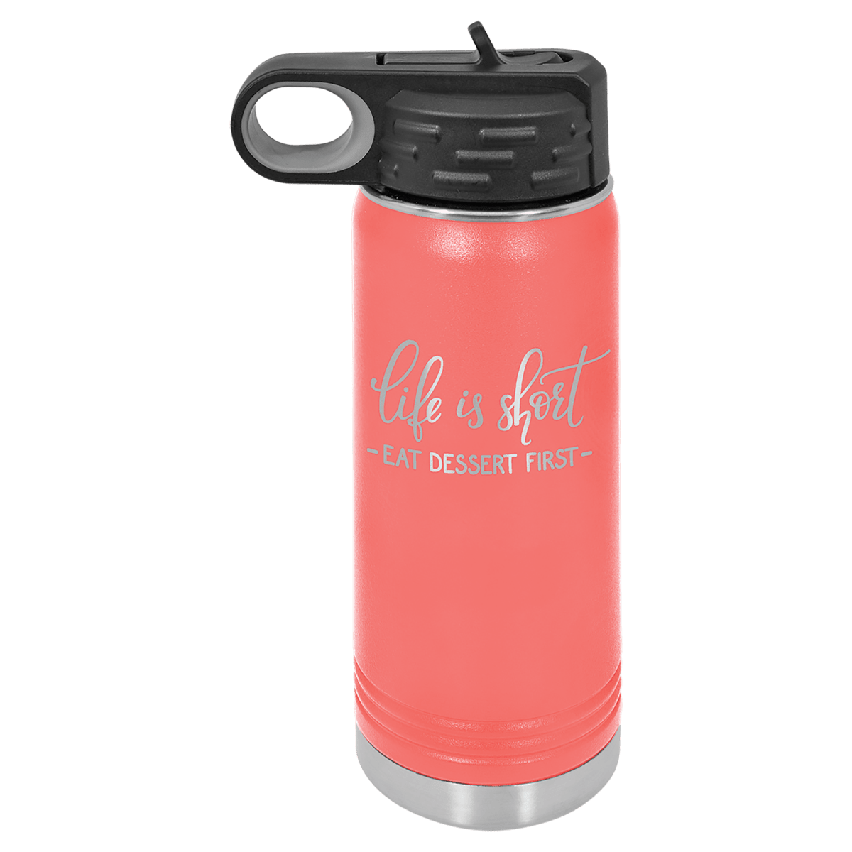 Personalized Water Bottles – 2X Polar Camel Drinkware - Coral
