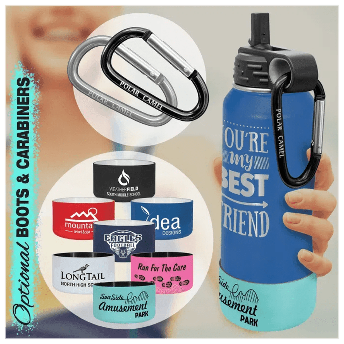 Personalized Water Bottles – 2X Polar Camel Drinkware - Stainless