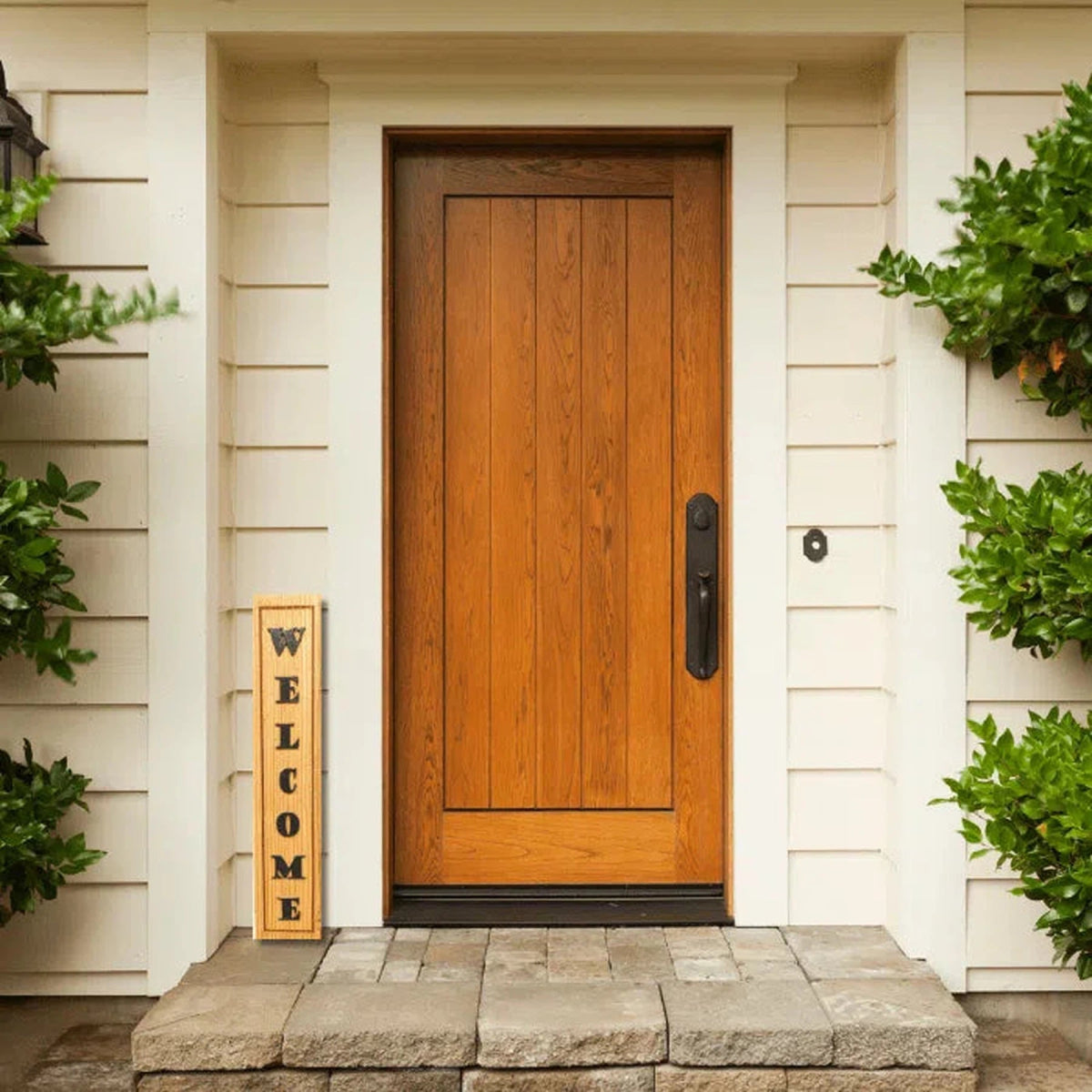 Personalized Welcome Signs - Natural Cut Cedar - LightForce Laser Engraving, LLC