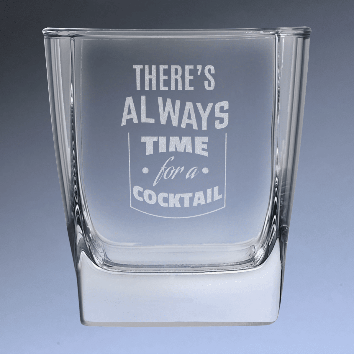 Personalized Whiskey Glass - Laser Etched Cocktail or Juice Glassware - Classic