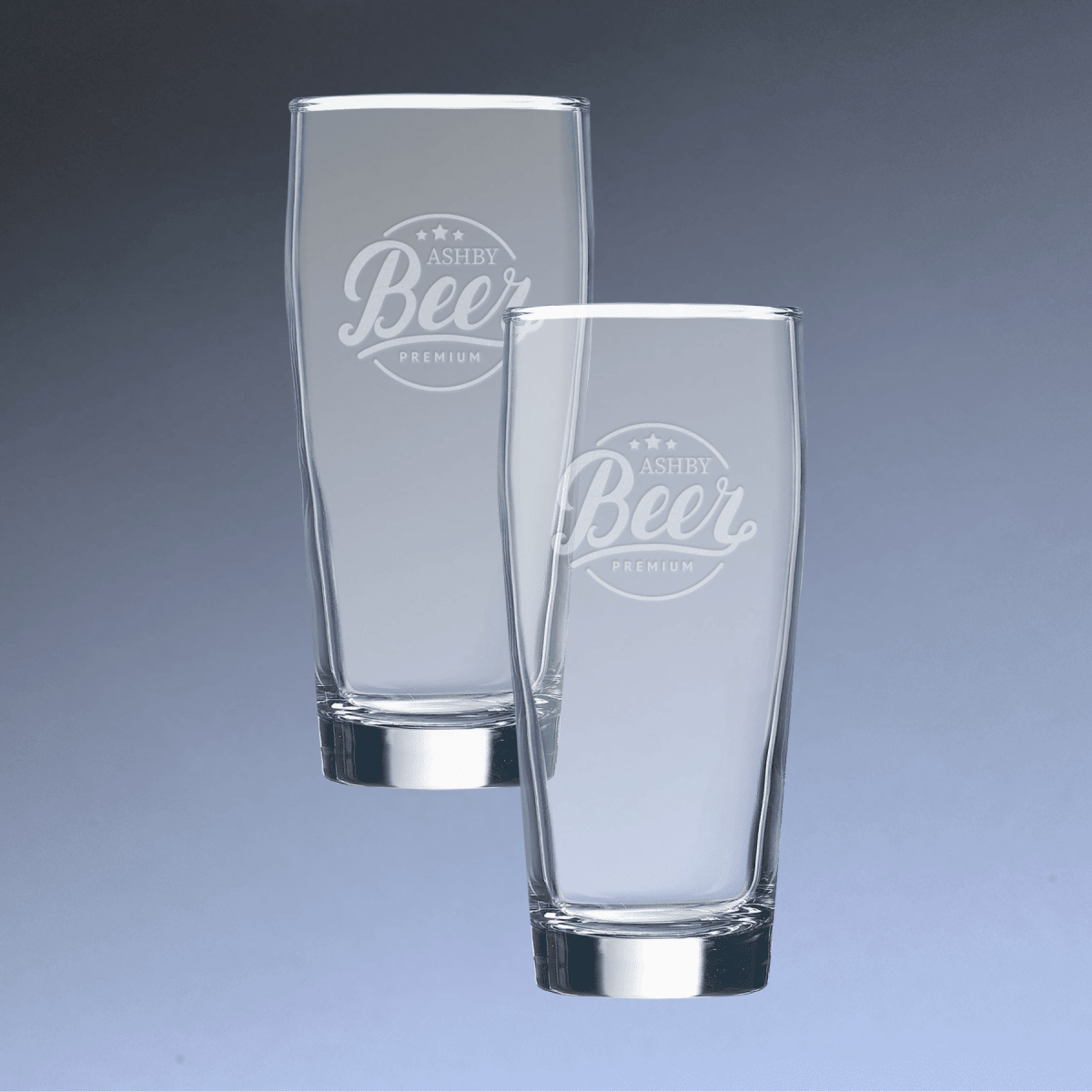 Personalized Willi Becher Beer Glass with Laser Etching - 16 oz.