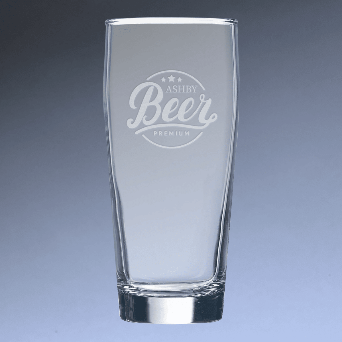Personalized Willi Becher Beer Glass with Laser Etching - 16 oz.