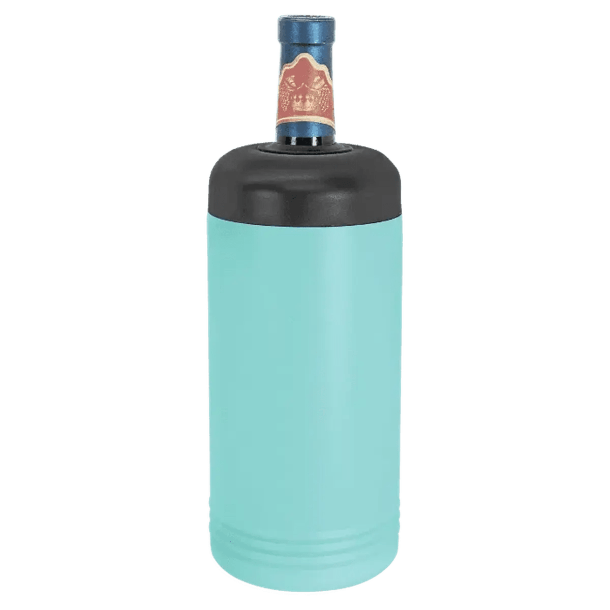 Personalized Wine Chillers - Vaccuum Insulated Polar Camel Wine Cooler - Teal
