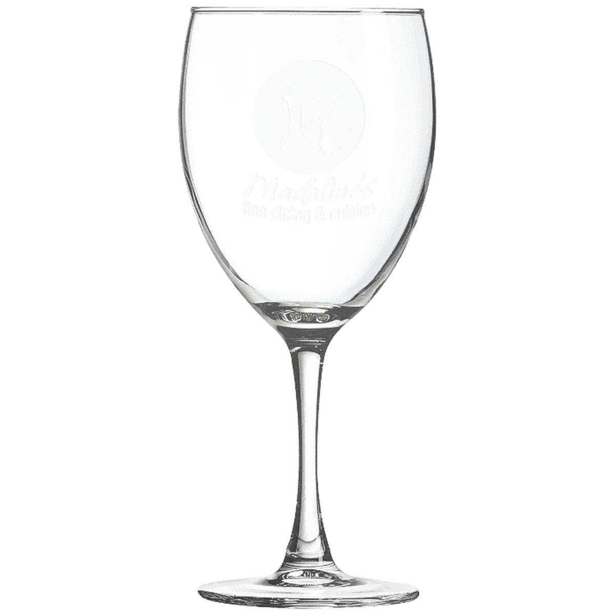 Personalized Wine Glasses – Engraved Polar Camel Stemware - 10.5 oz.