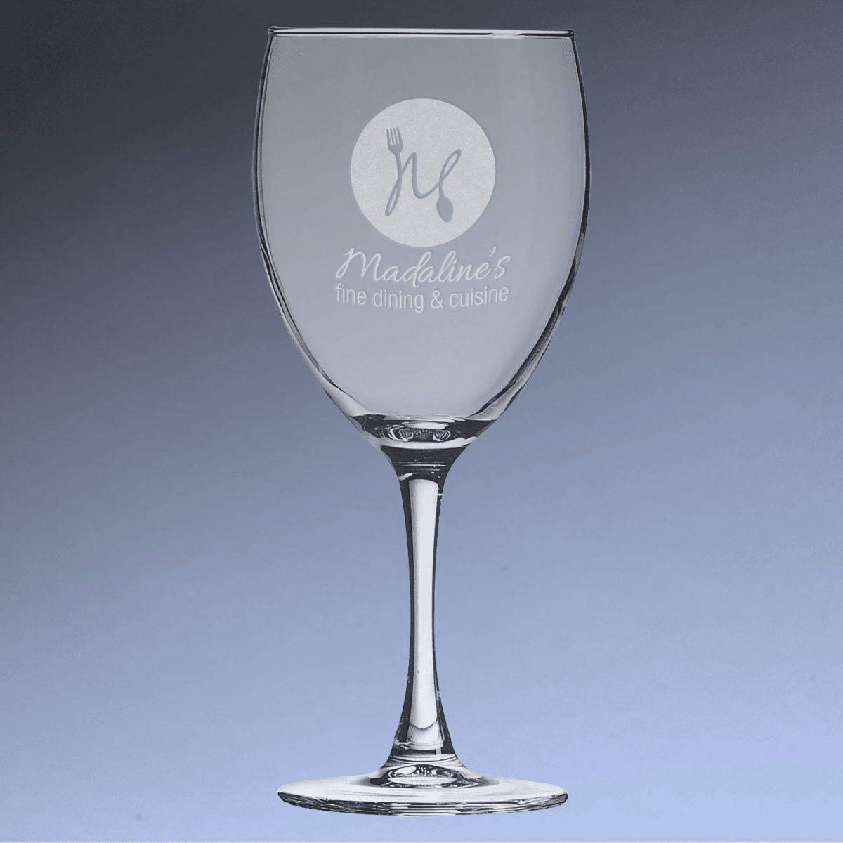 Personalized Wine Glasses – Engraved Polar Camel Stemware - 10.5 oz.