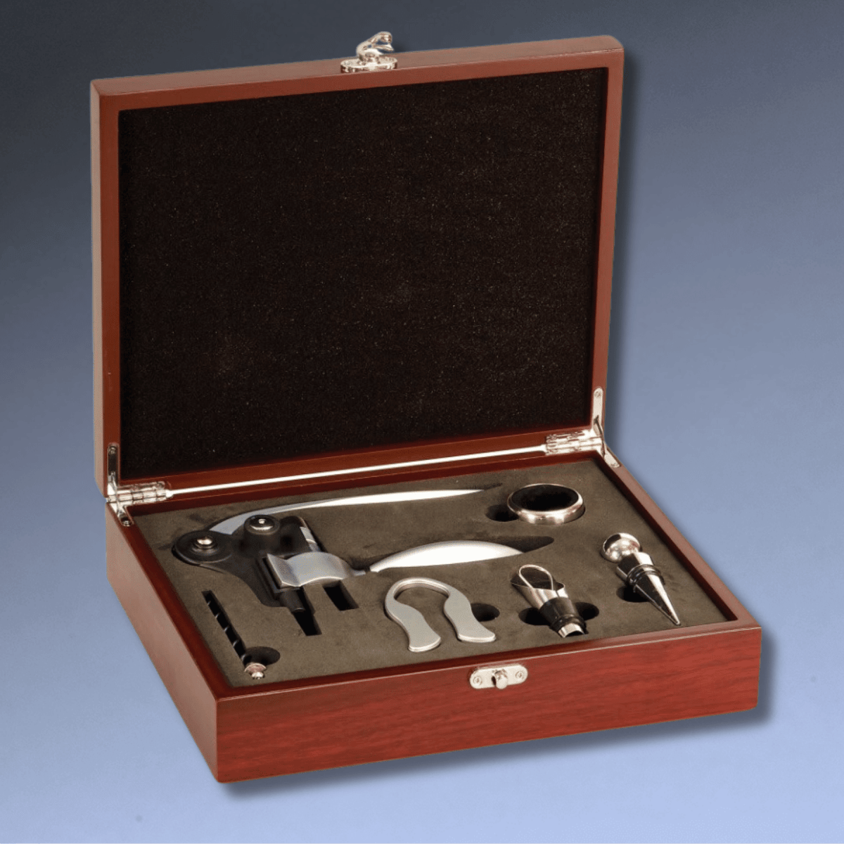 Personalized Wine Tool Gift Set with Rabbit - Style Opener - 