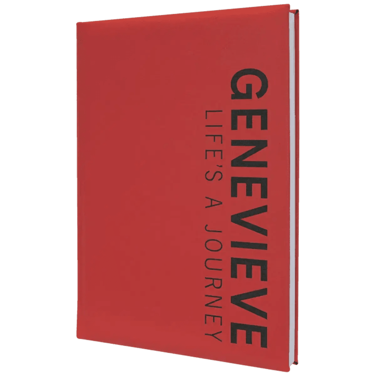 Personalized Writing Journals in Leatherette or Cork - Red