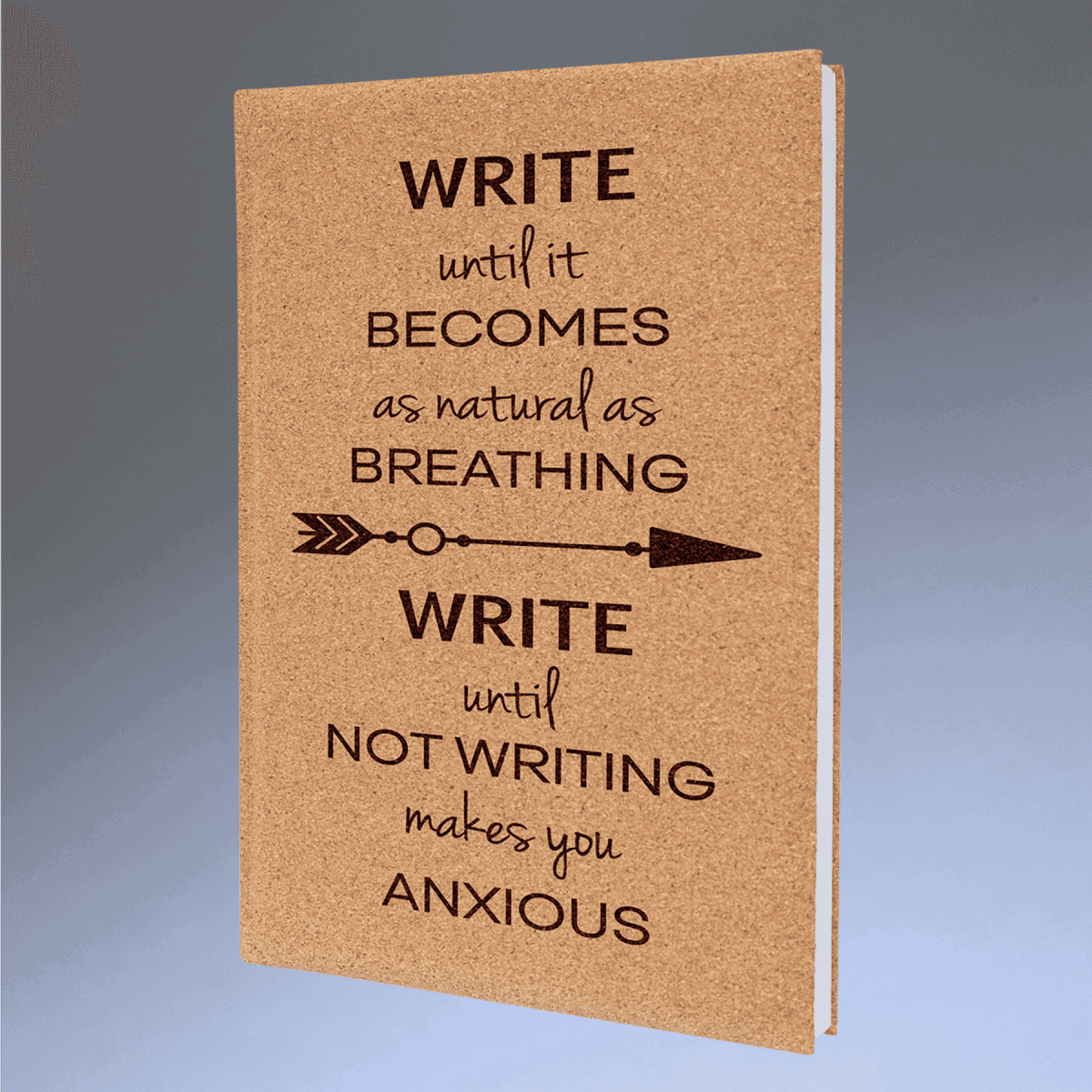 Personalized Writing Journals in Leatherette or Cork - Cork