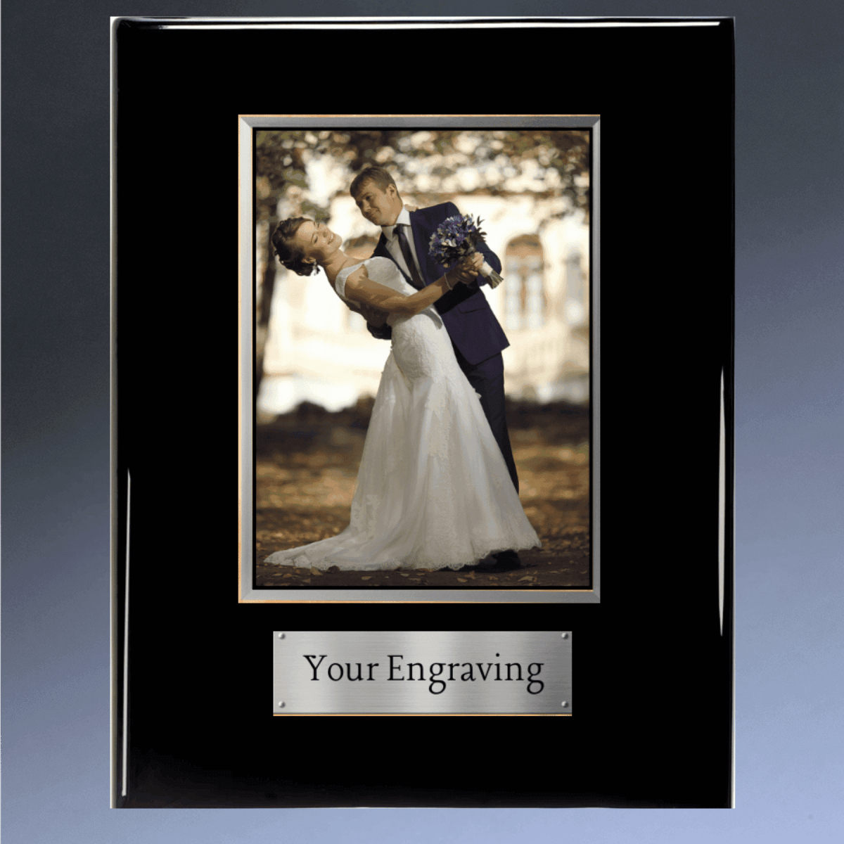 Piano Finish Teakwood Plaque Boards for Custom Awards and Displays - Rosewood Piano Finish