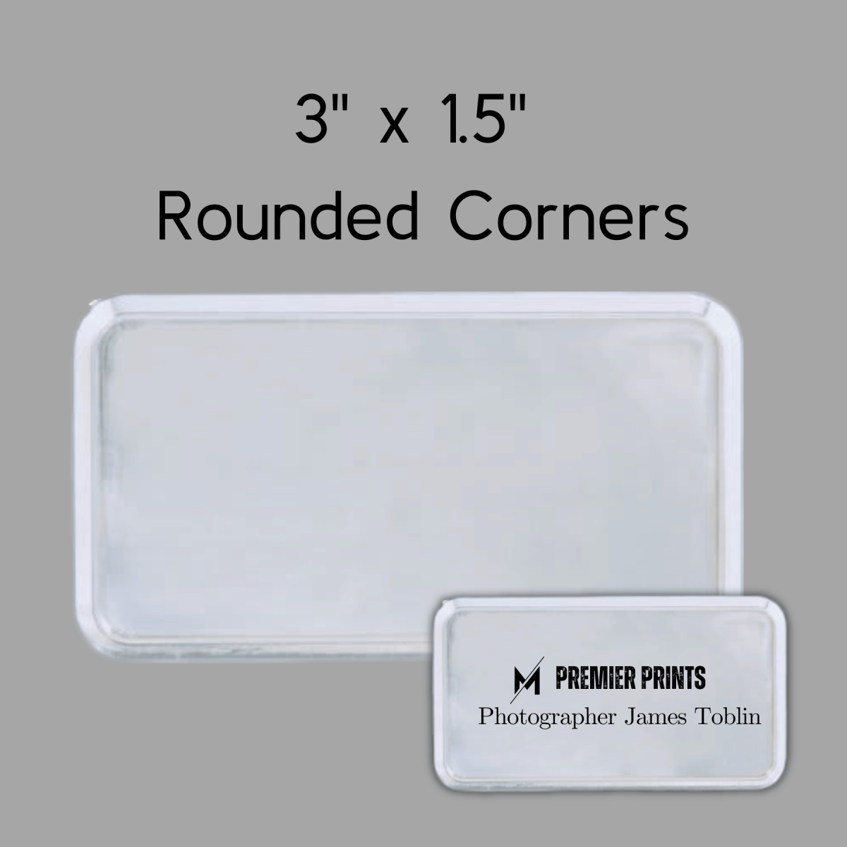 Plastic Frames for 2 Ply Plastic Name Badges - LightForce Laser Engraving, LLC