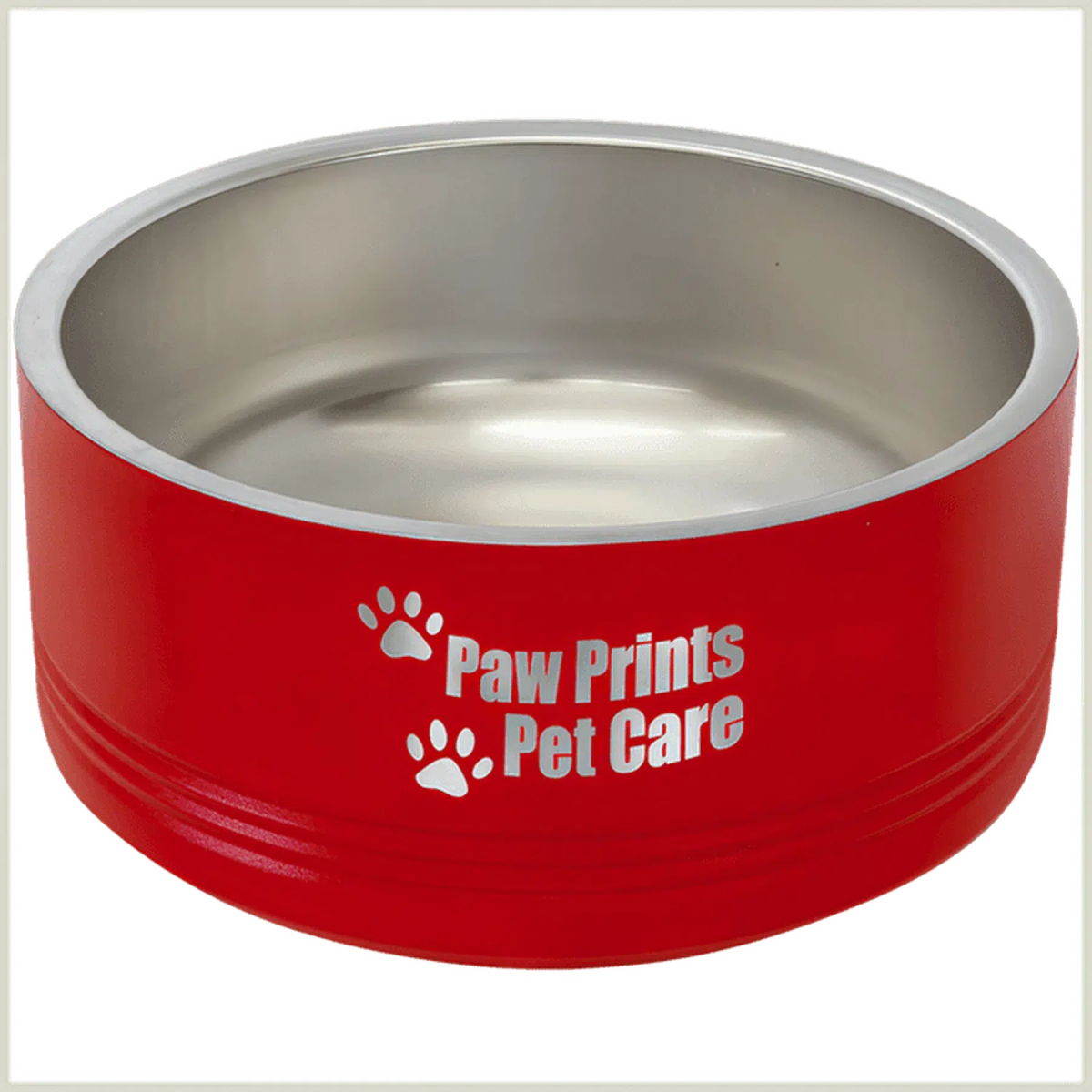 Polar Camel Heavy Duty Pet Bowls (Non - Slip Bottoms, Sizes 18 oz., 32 oz., and 64 oz.) - LightForce Laser Engraving, LLC