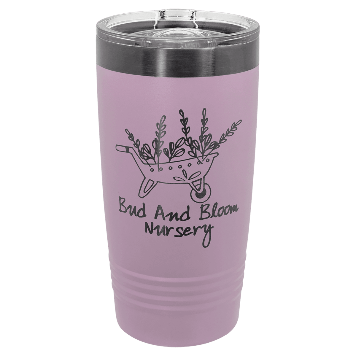 Polar Camel Ion Plated Tumblers and Water Bottles - Moody Lilac/Ghost Black Engraving