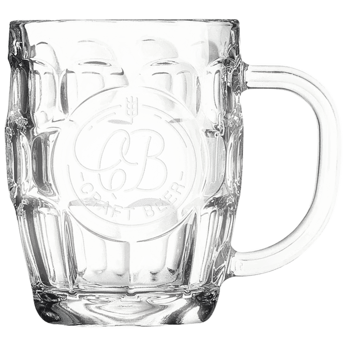 Polar Camel Personalized Beer Mugs – Laser Etched in Two Styles - Barrel Style