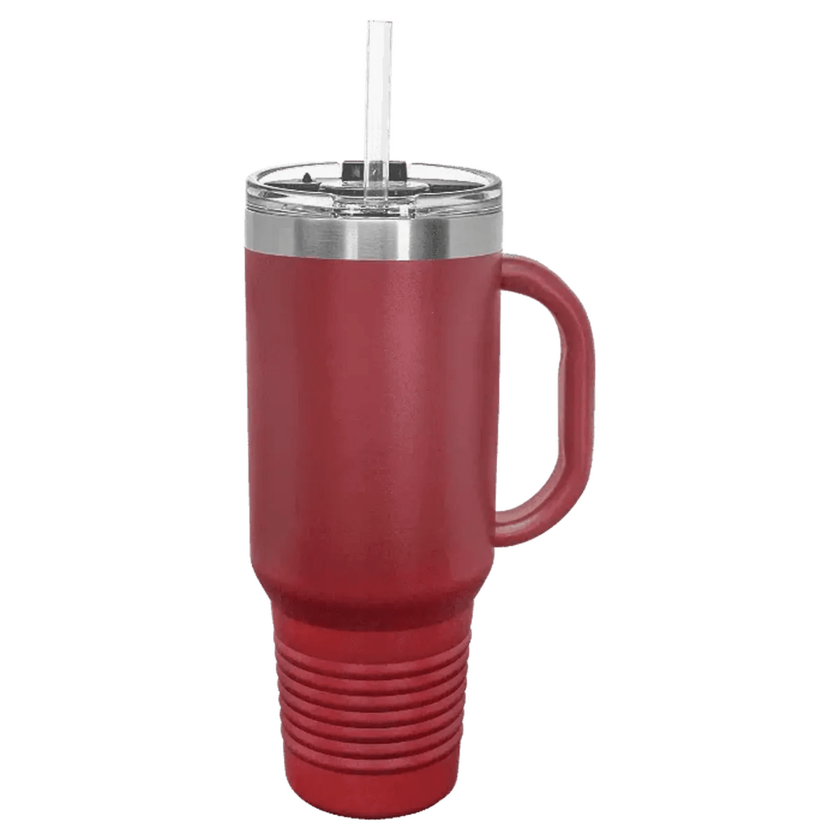 Polar Camel Personalized Travel Mugs - Pink/Black