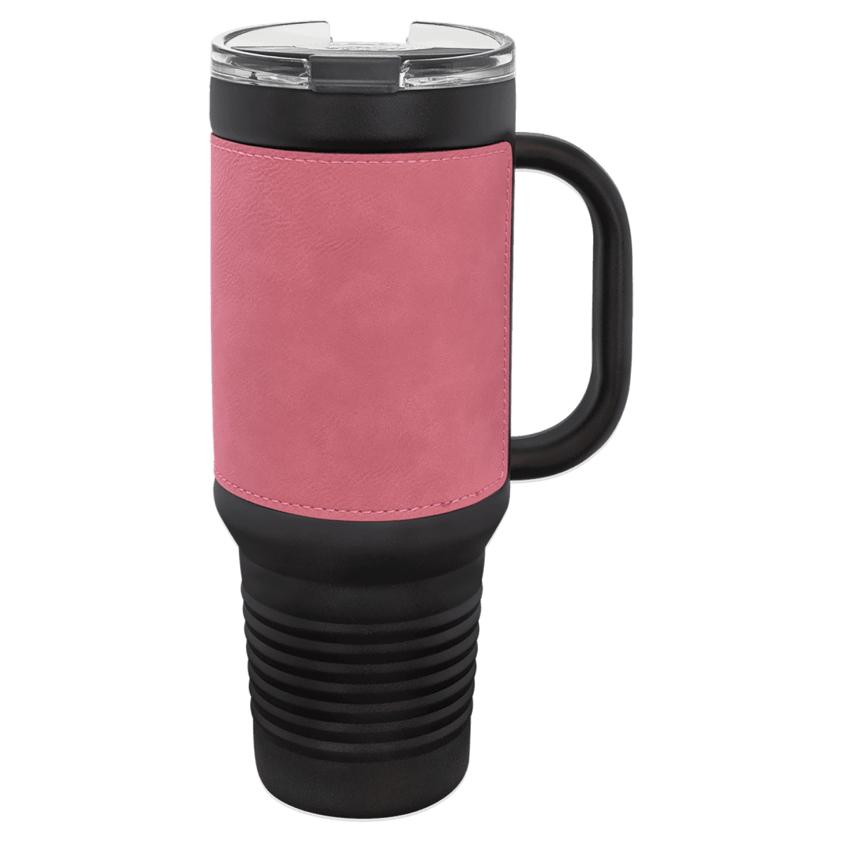 Polar Camel Personalized Travel Mugs - Pink/Black