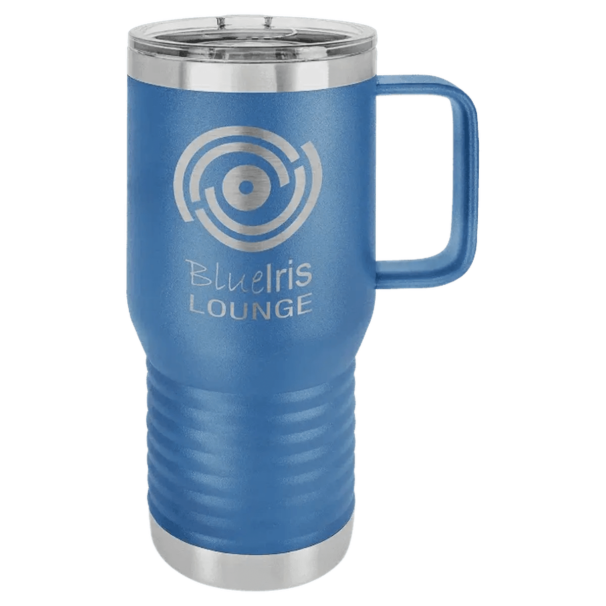 Polar Camel Personalized Travel Mugs - Royal Blue