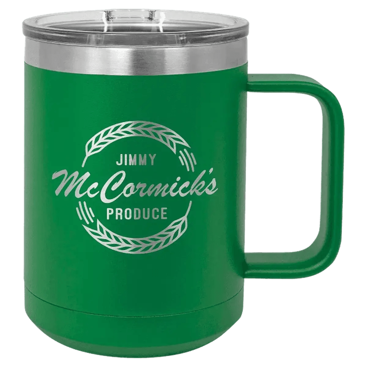 Polar Camel Personalized Travel Mugs - Green