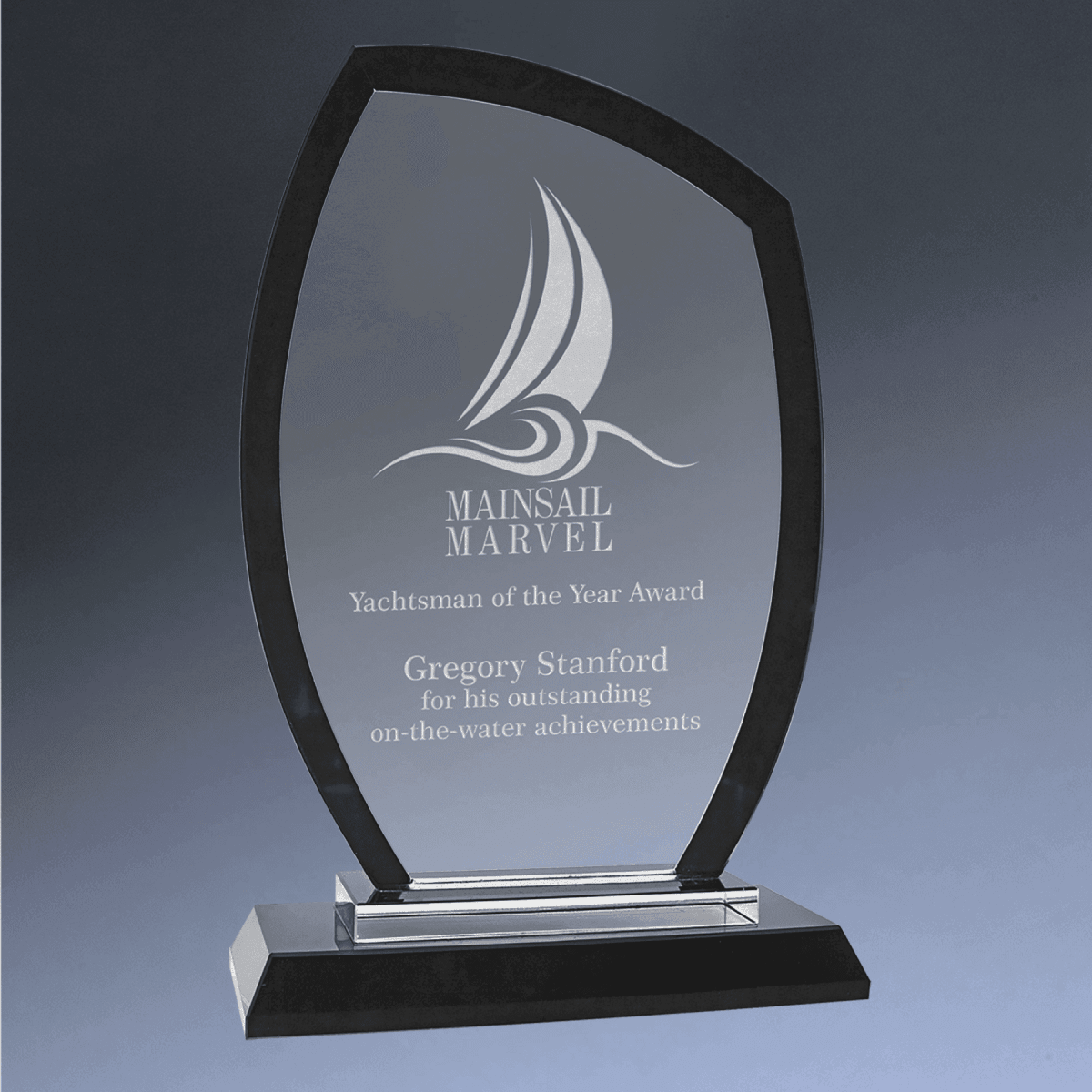 Premier Regal Glass Awards - Custom Engraved Award Recognition - Peak