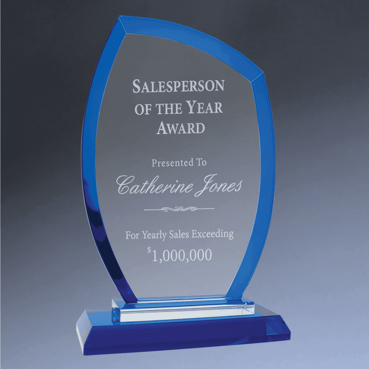 Premier Regal Glass Awards - Custom Engraved Award Recognition - Peak