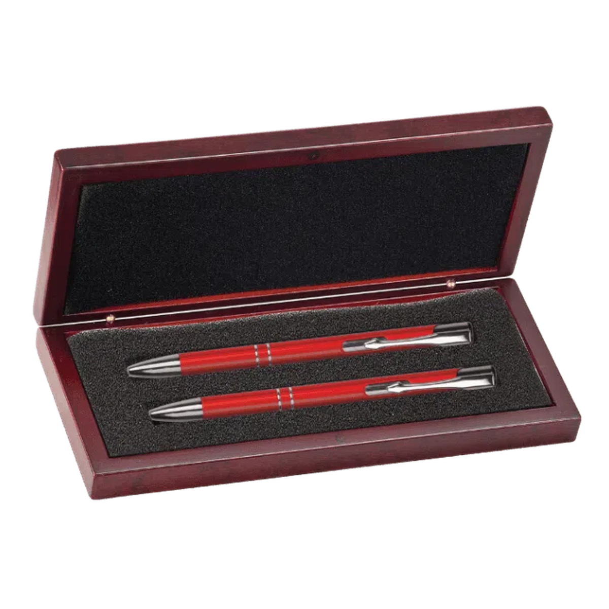 Rosewood Finish Gift Box (Watches, Medals, Pens or Jewelry) - LightForce Laser Engraving, LLC