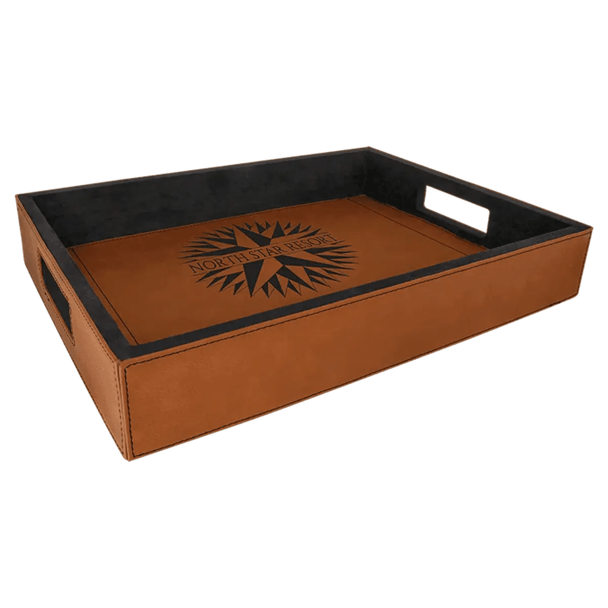 Serving Trays with Removable Liner - Rawhide