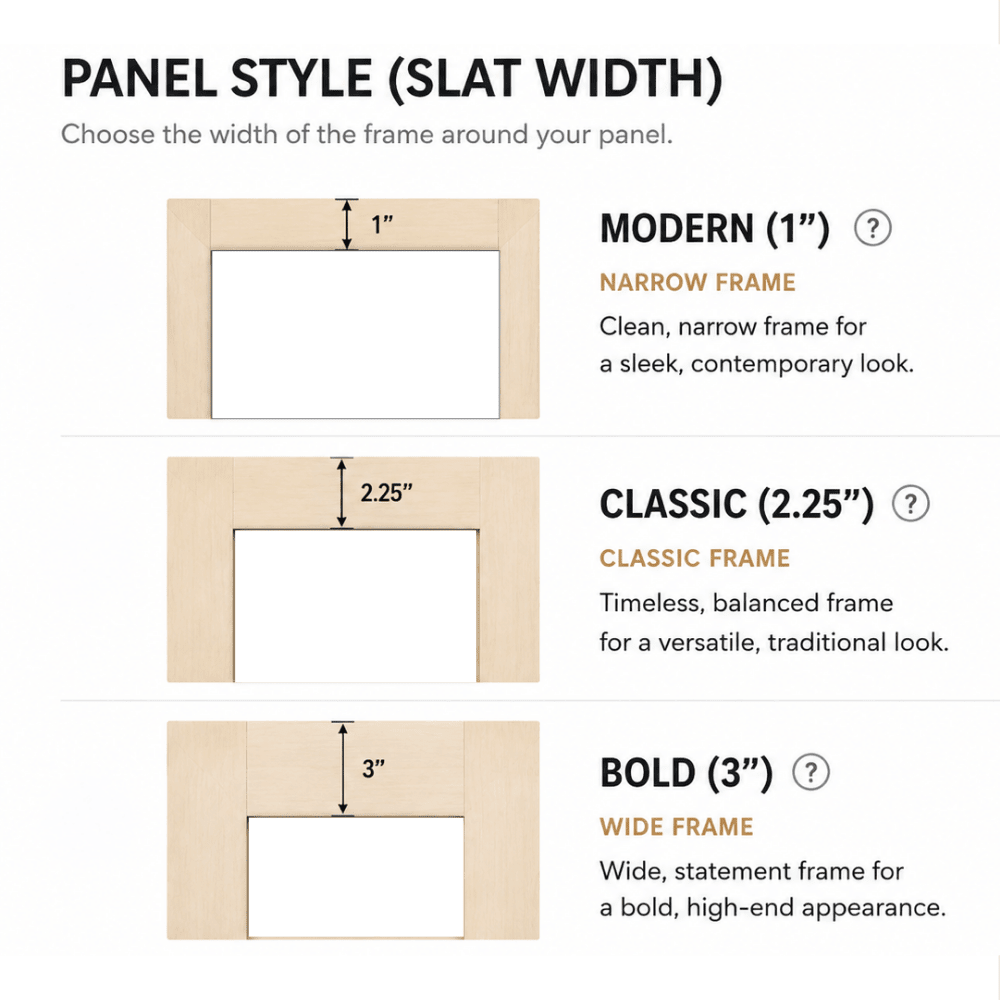Shaker Cabinet Overlay Panels – Custom Cut to Size (Seamless) - Up to 12" x 12" x 0.188"