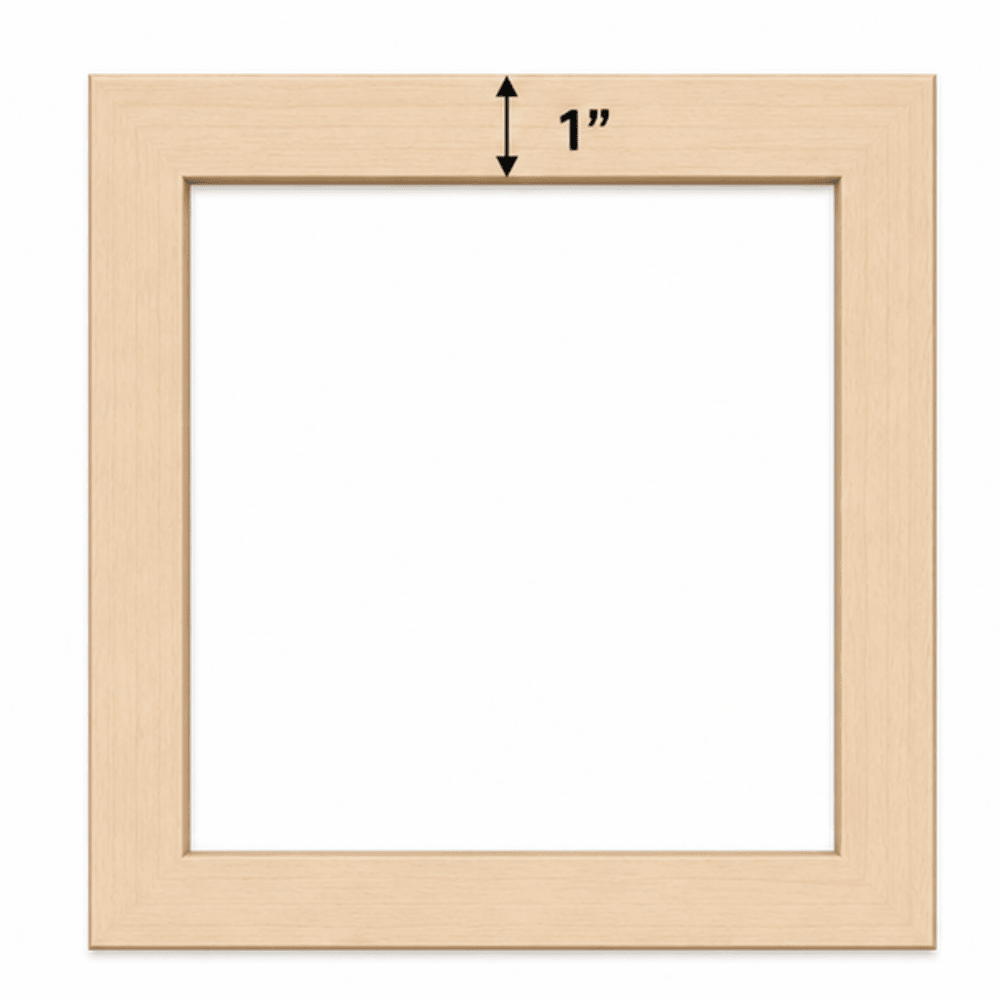 Shaker Cabinet Overlay Panels – Custom Cut to Size (Seamless) - Up to 12" x 12" x 0.188"