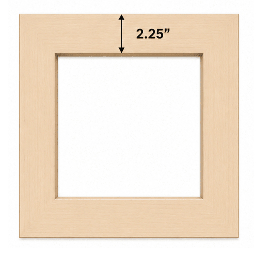 Shaker Cabinet Overlay Panels – Custom Cut to Size (Seamless) - Up to 12" x 12" x 0.188"
