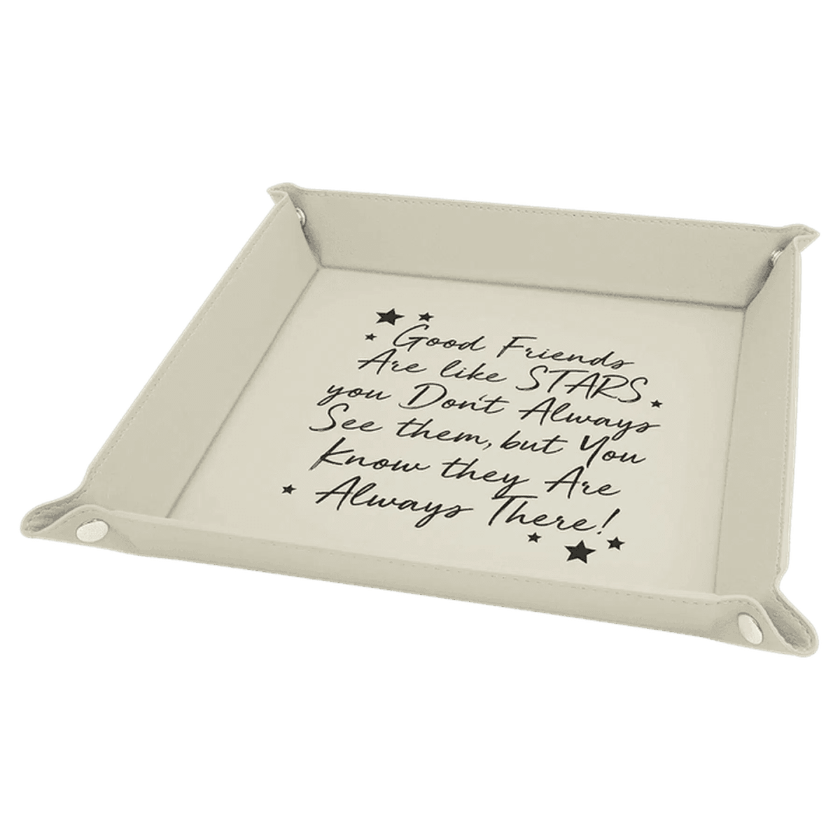 Snap Up Valet and Caddy Trays with Sport Themes - White