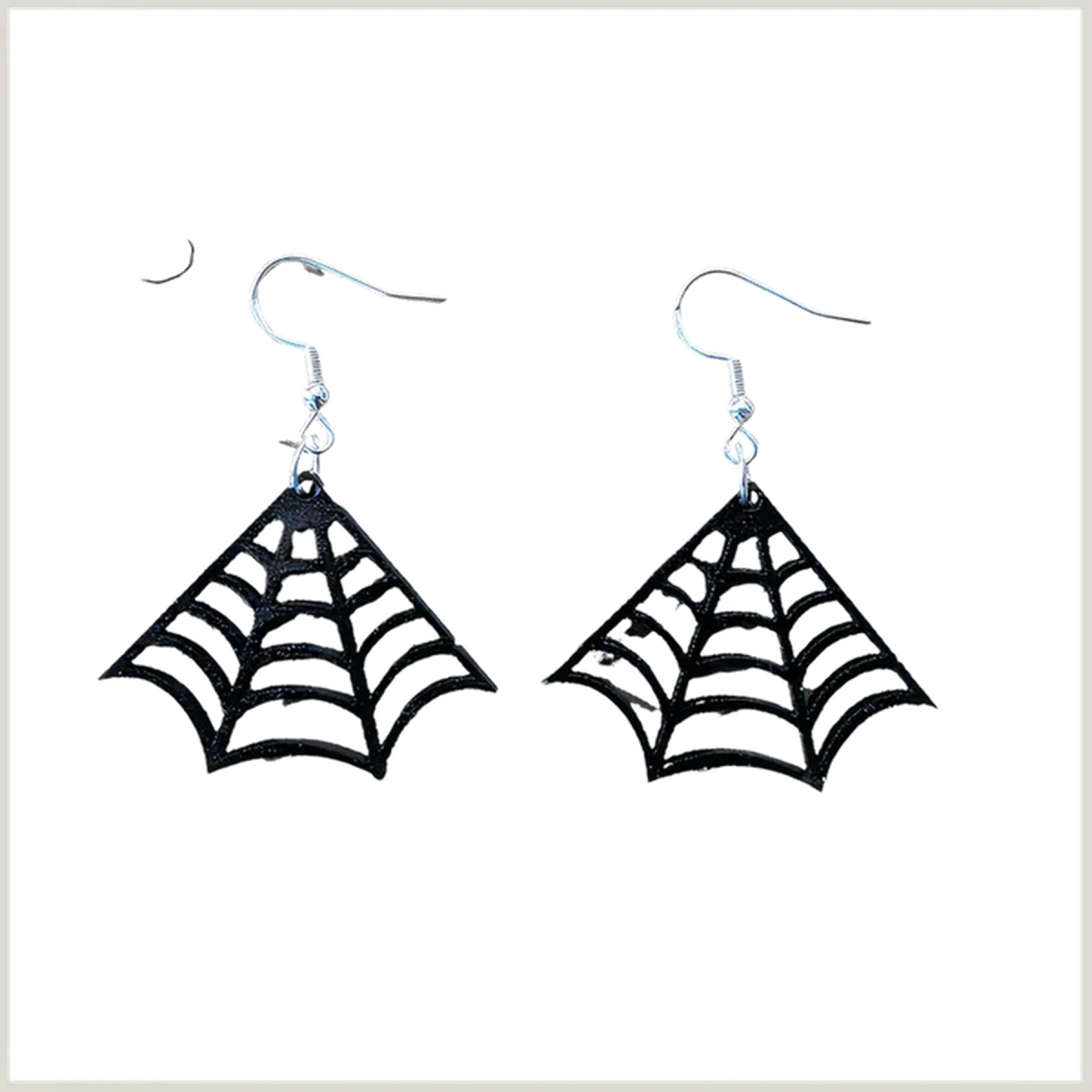 Spooky Halloween Earrings Hand - Made (Ghost, Pumpkin, Spider, Coffin, Spider Web) - LightForce Laser Engraving, LLC