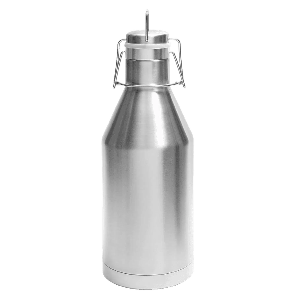 Stainless Steel Polar Camel 64 oz. Vacuum Insulated Growler with Swing - Top - LightForce Laser Engraving, LLC