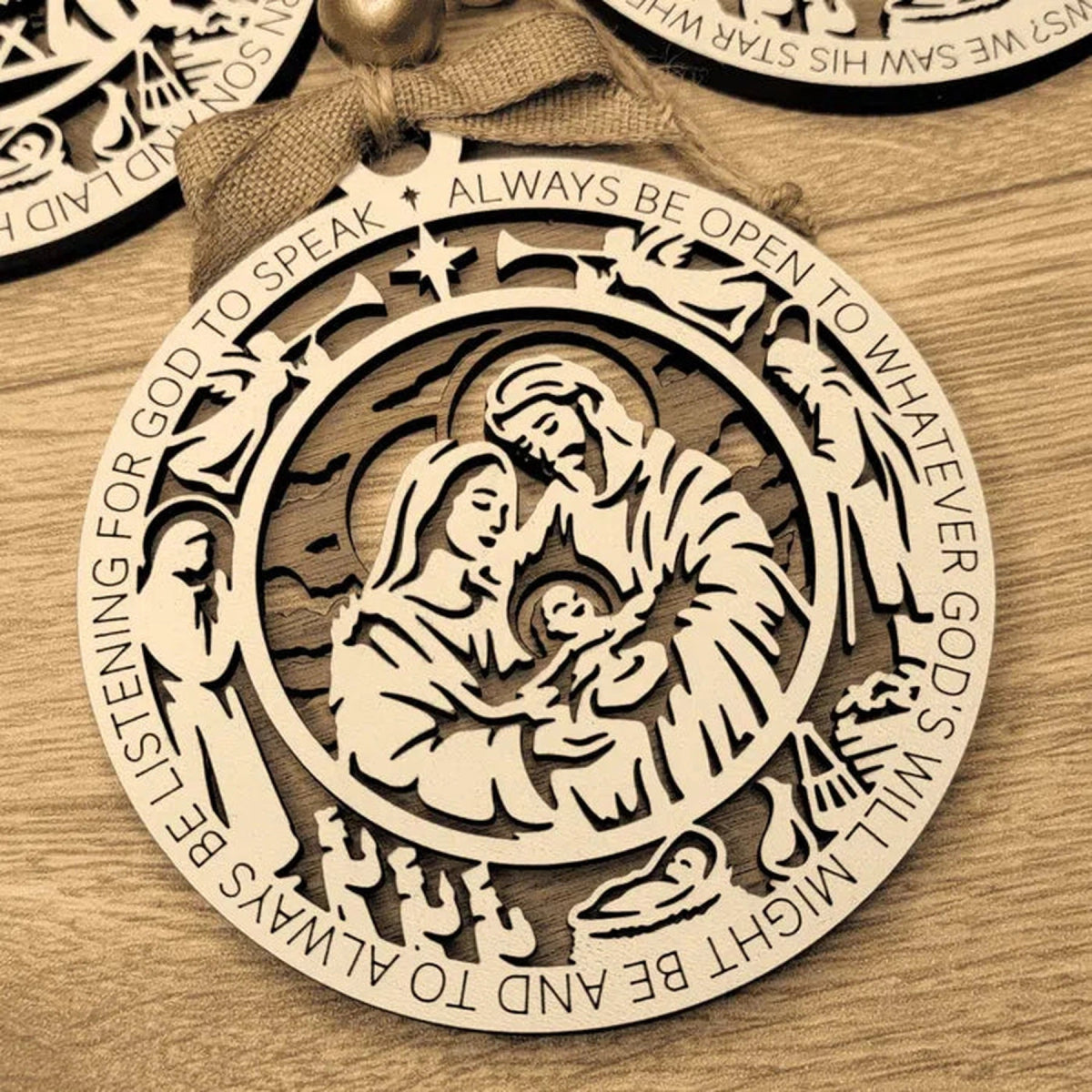 The Christmas Story Nativity Ornaments - LightForce Laser Engraving, LLC